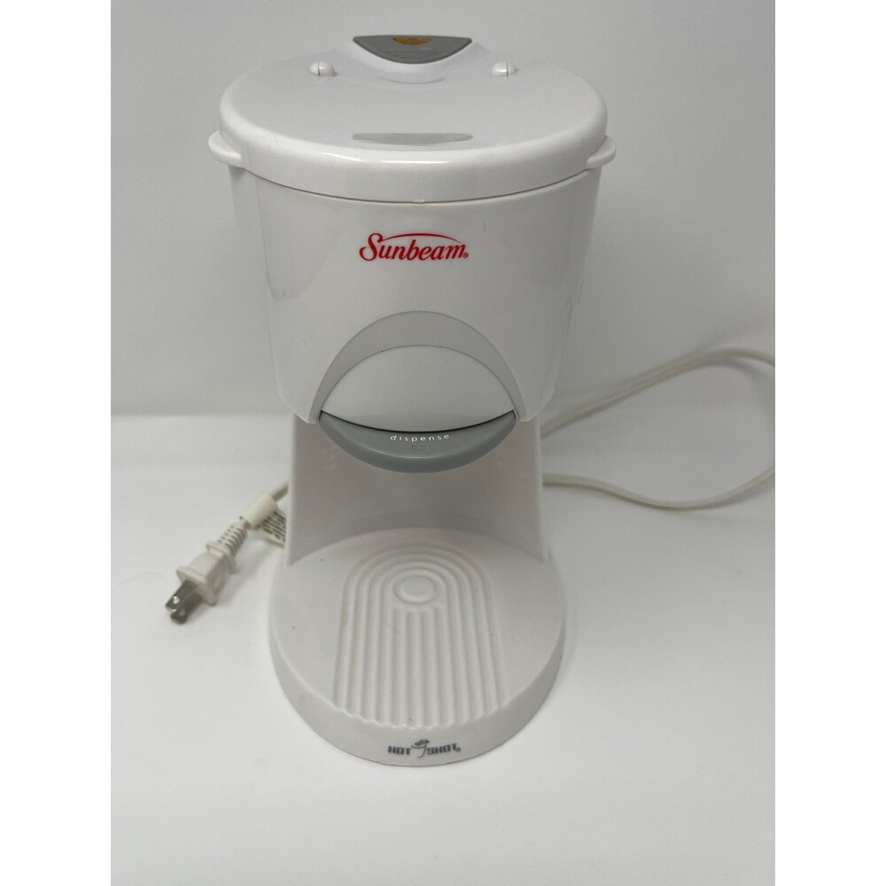 Sunbeam Hot Shot 6142 Hot Water Dispenser White 16oz NICE!
